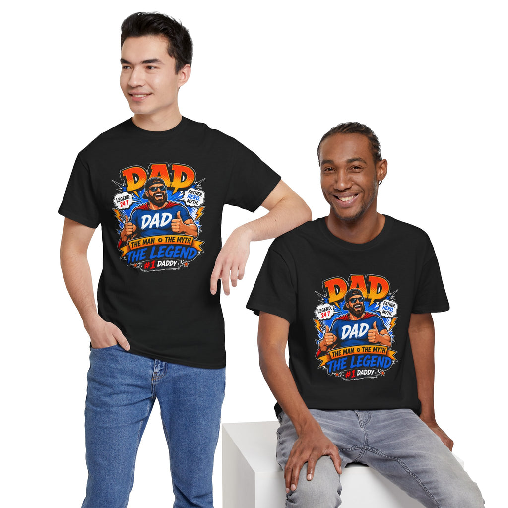 Funny Dad Shirt, Dad The Legend Tee, Father's Day Gift for Dad, Cool Dad Graphic T-Shirt, Best Dad Ever Shirt, Dad Gift
