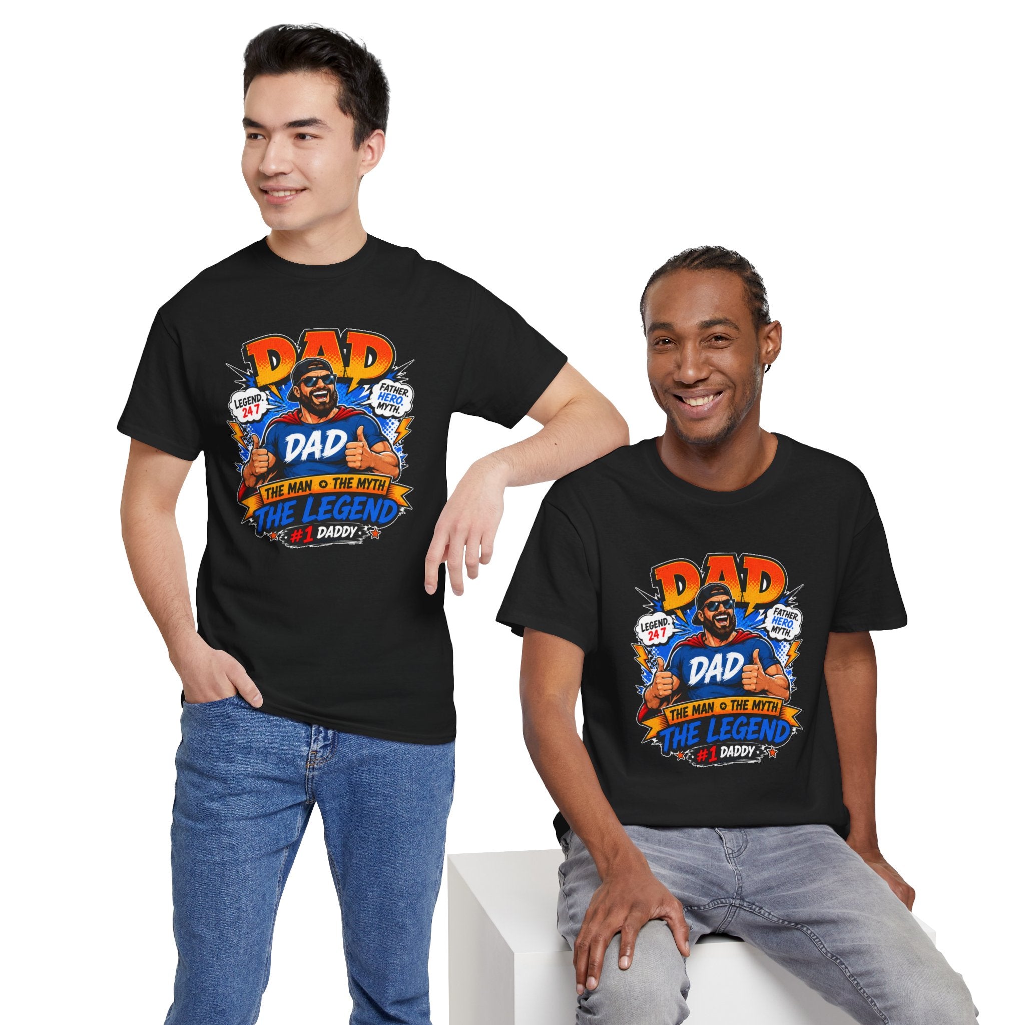 Funny Dad Shirt, Dad The Legend Tee, Father's Day Gift for Dad, Cool Dad Graphic T-Shirt, Best Dad Ever Shirt, Dad Gift