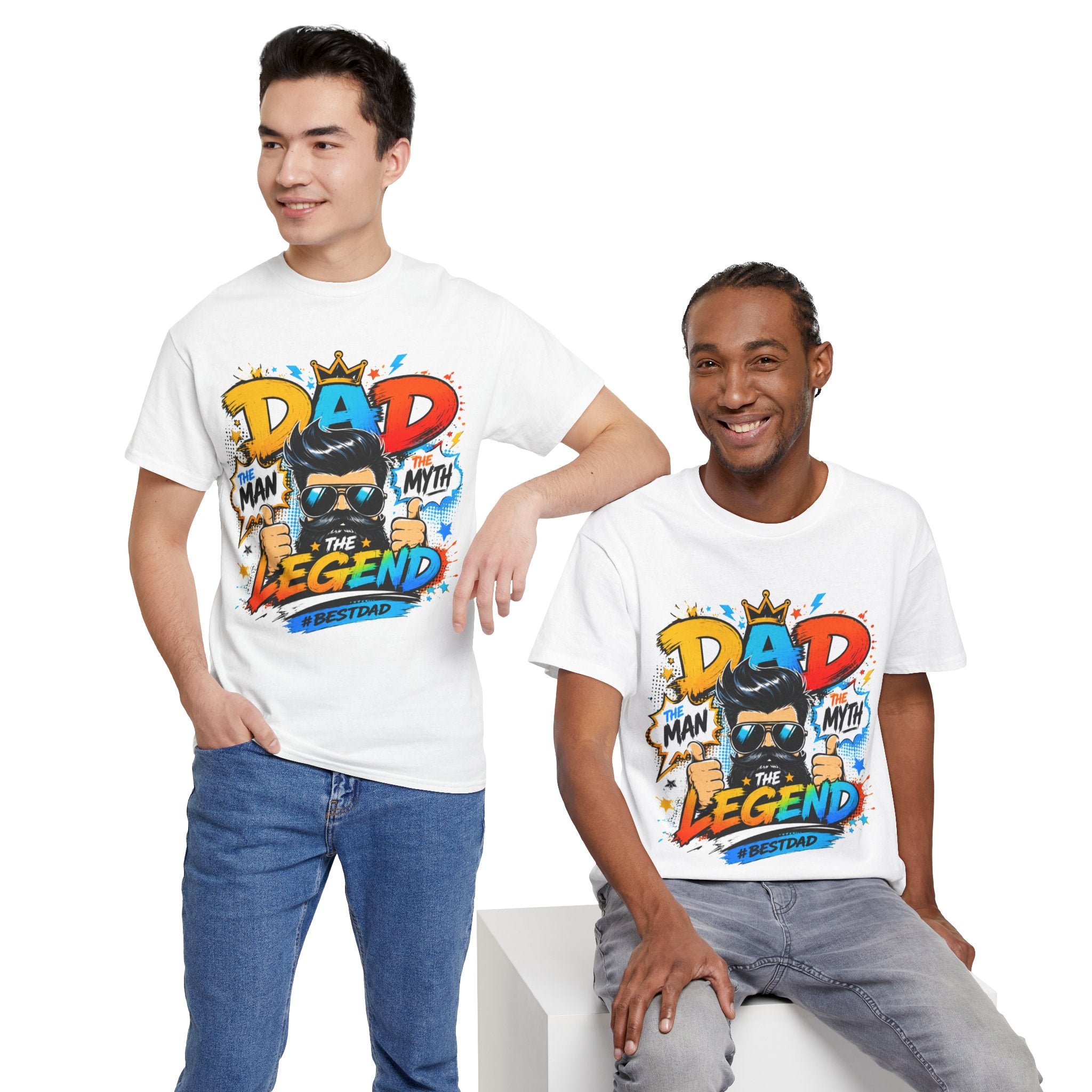 Dad The Legend T-Shirt — 'Dad: Man, Myth, Legend' Graphic Tee for Father’s Day