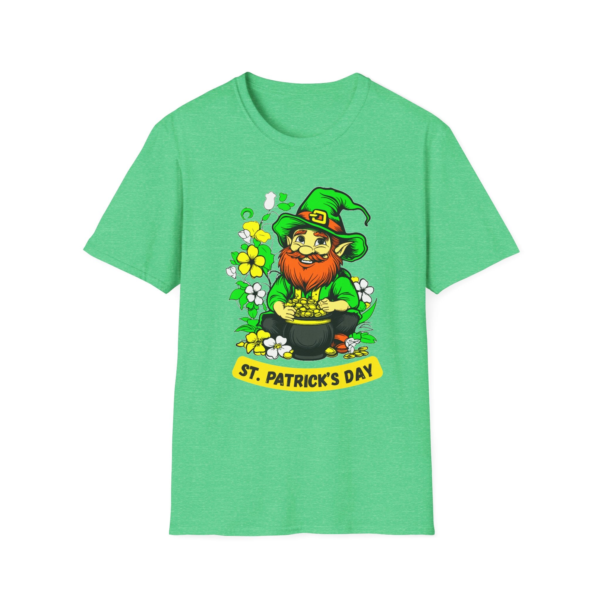 Lucky Leprechaun with Pot of Gold T-Shirt | St. Patrick's Day