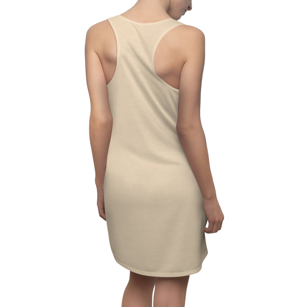 Boho Aesthetic Dress | Minimalist Female Art T-Shirt Dress