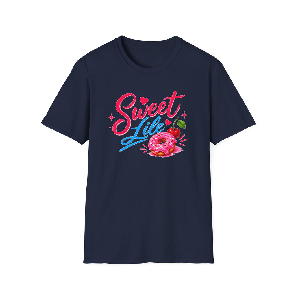 Sweet Life T-Shirt — Cute Donut & Cherry Graphic