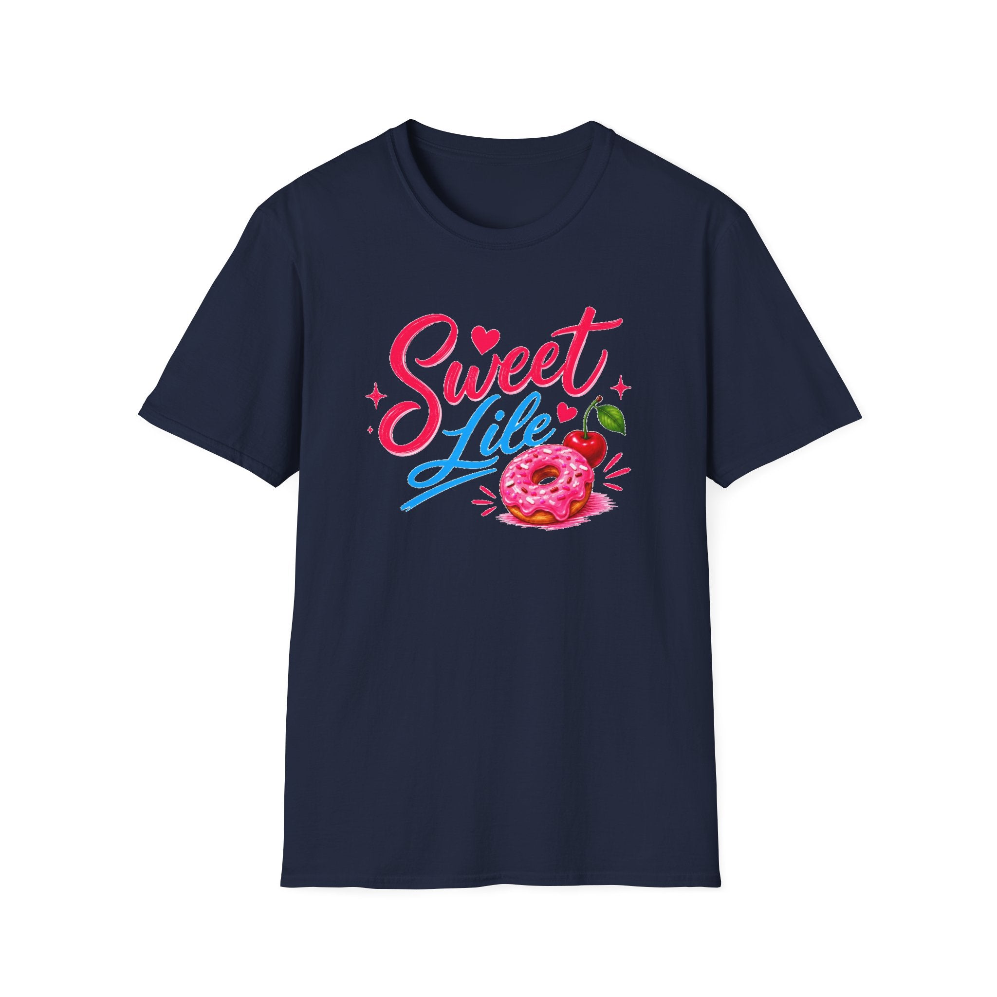 Sweet Life T-Shirt — Cute Donut & Cherry Graphic