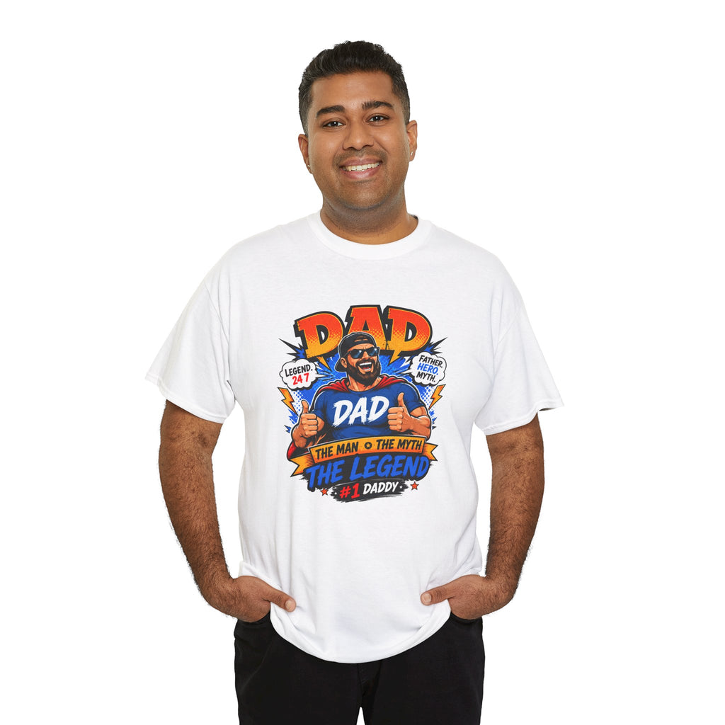 Funny Dad Shirt, Dad The Legend Tee, Father's Day Gift for Dad, Cool Dad Graphic T-Shirt, Best Dad Ever Shirt, Dad Gift