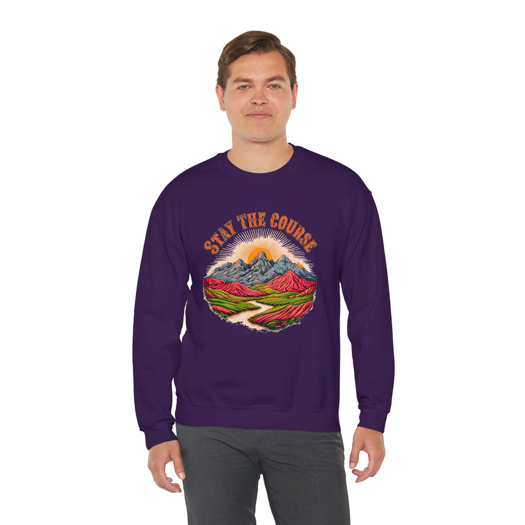 Stay the Course Sweatshirt - Scenic Mountain Crewneck