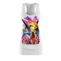 Racerback Dress - Tropical Surf Sunset Whale Print