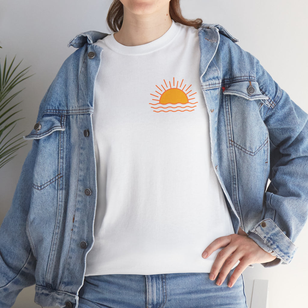 Stay Humble Sunset Tee - Retro Sunrise Graphic T-Shirt