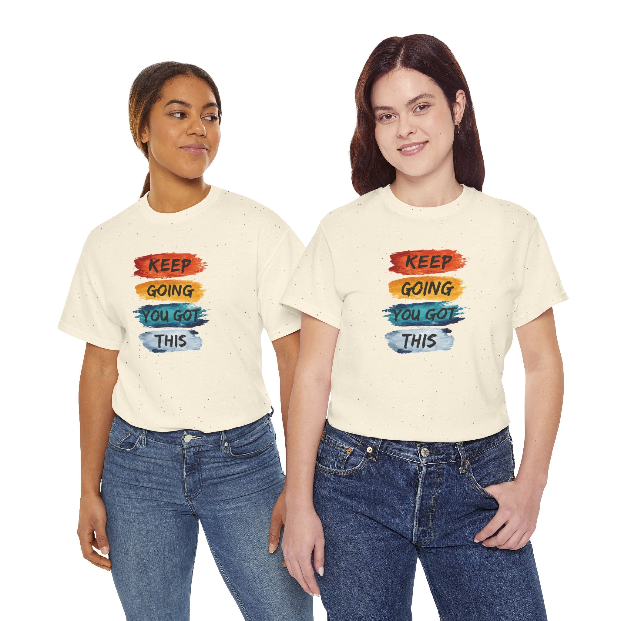 Keep Going You Got This Tee  Motivational Watercolor Brushstroke T-Shirt
