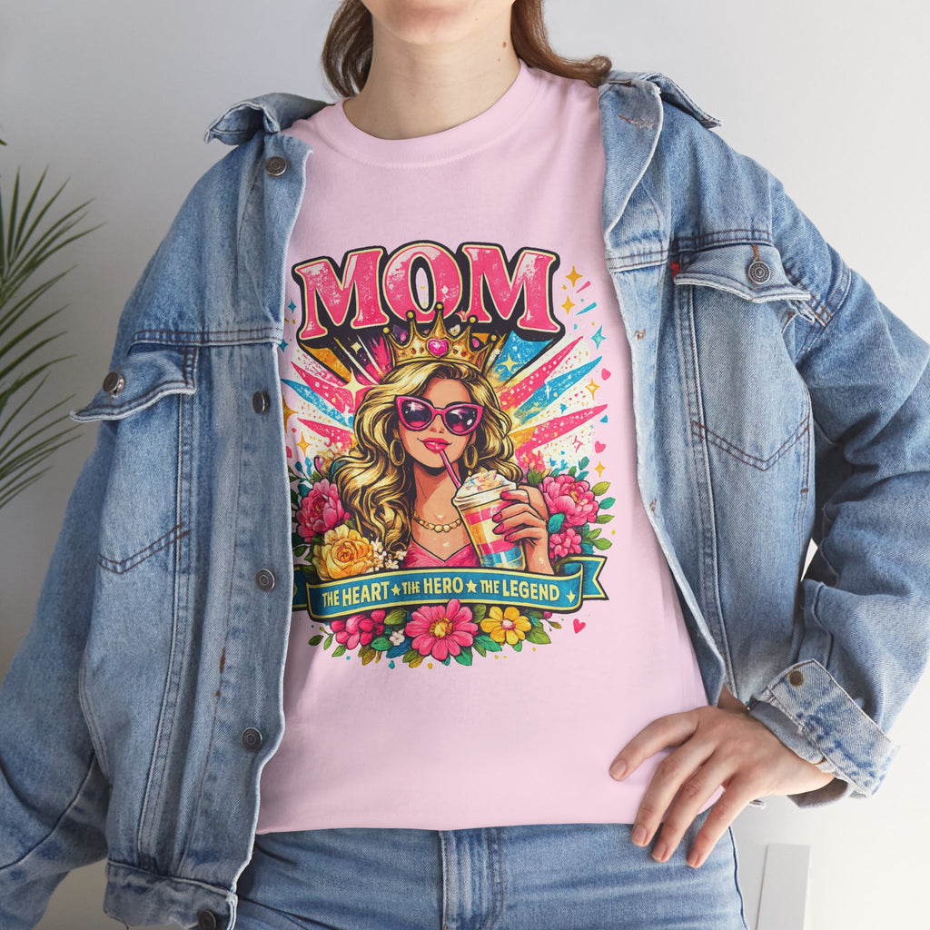 Mama Floral Shirt, Mom Graphic Tee, Gift for Mom, Colorful Vintage Mom T-Shirt, Cute Mama Shirt, Mother's Gift, Mom Life Tee