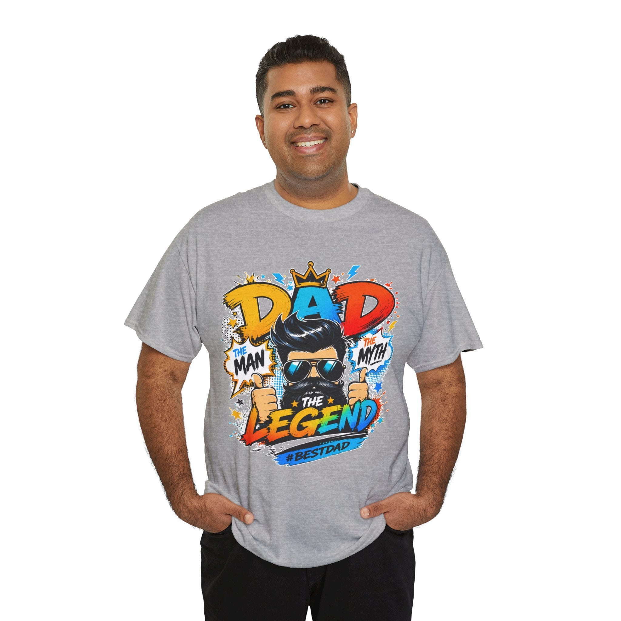 Dad The Legend T-Shirt — 'Dad: Man, Myth, Legend' Graphic Tee for Father’s Day