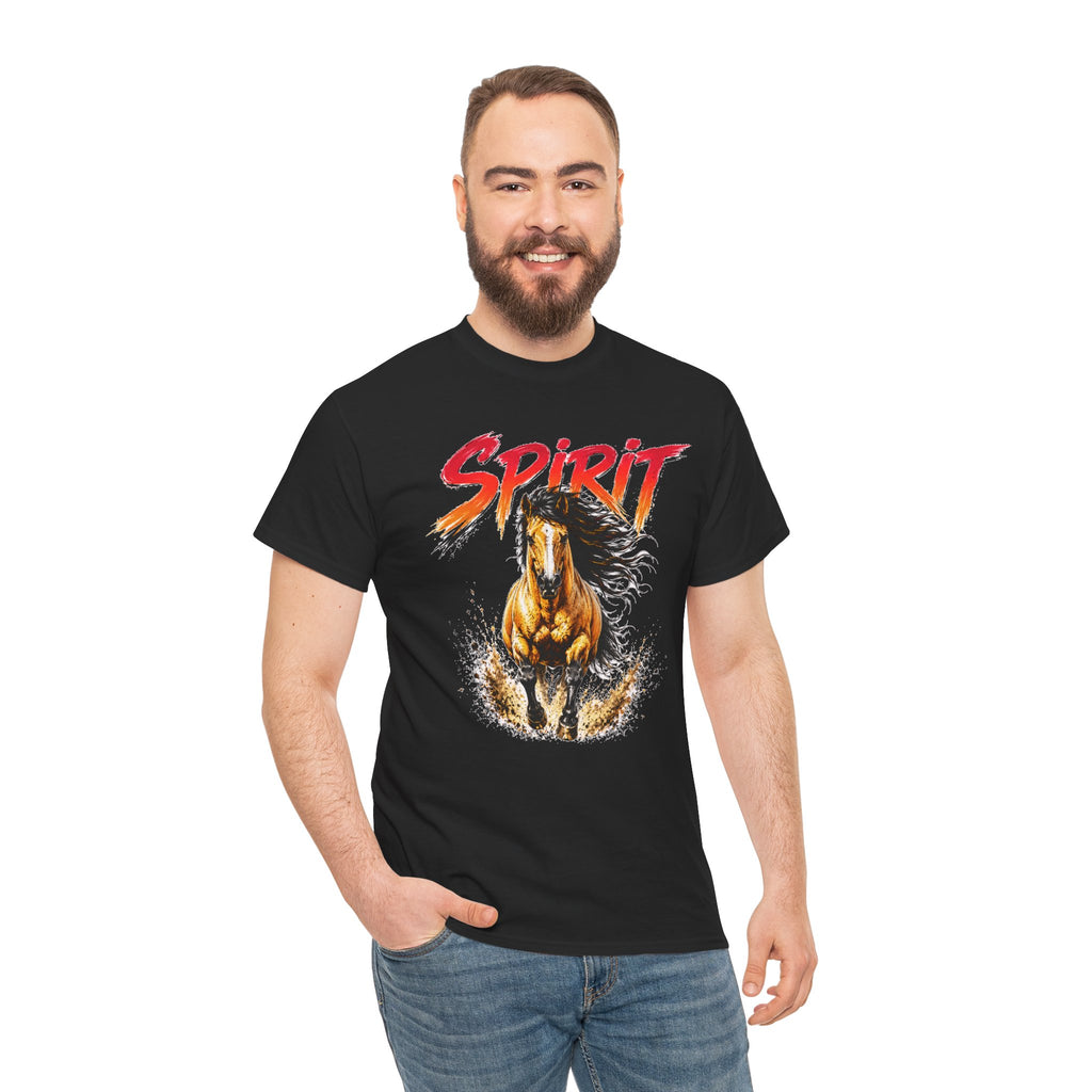 Spirit Running Horse T-Shirt — Wild Mustang Graphic Tee