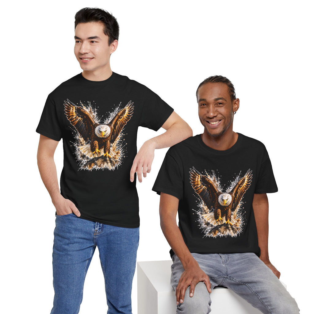 Majestic Bald Eagle T-Shirt, Eagle Graphic Tee, Patriotic Wildlife Shirt, Unisex Bird Lover Tee, American Eagle Gift