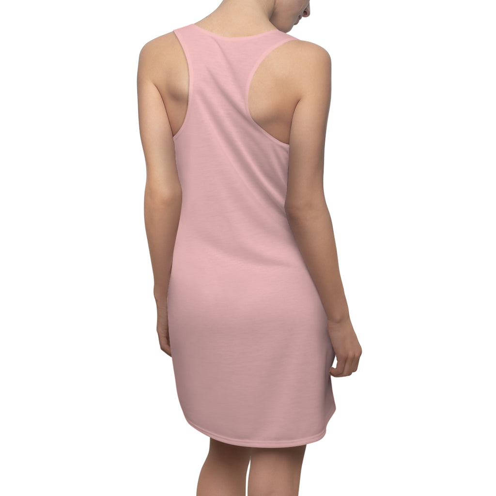 Fly Toward Your Dream Racerback Dress — Pink Butterfly Inspirational Dress