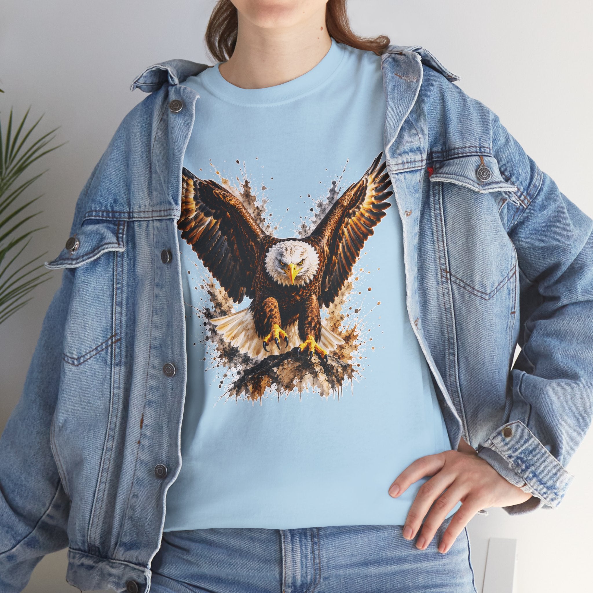 Majestic Bald Eagle T-Shirt, Eagle Graphic Tee, Patriotic Wildlife Shirt, Unisex Bird Lover Tee, American Eagle Gift
