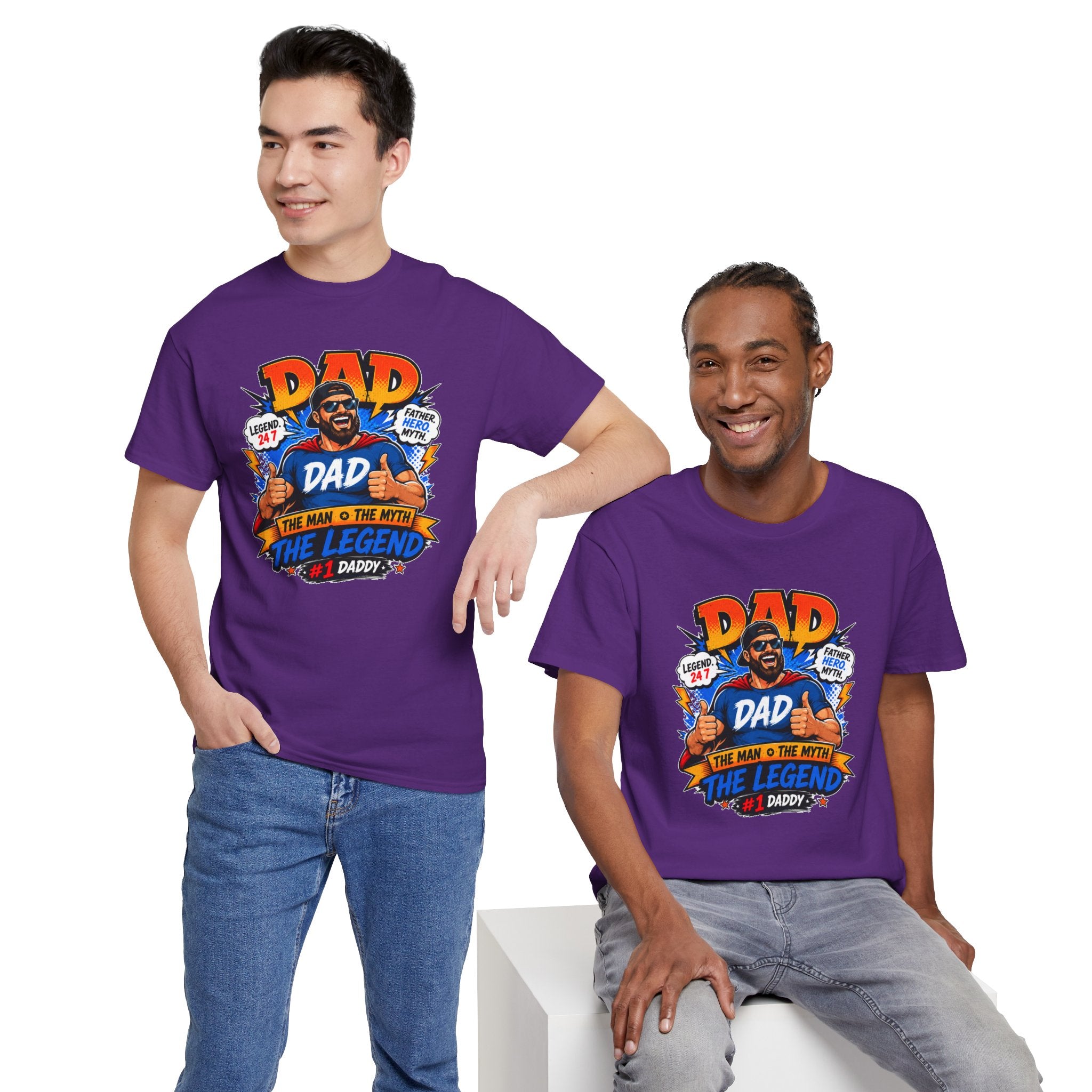 Funny Dad Shirt, Dad The Legend Tee, Father's Day Gift for Dad, Cool Dad Graphic T-Shirt, Best Dad Ever Shirt, Dad Gift