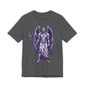 Fallen Angel Warrior T-Shirt | Gothic Fantasy Winged Knight Tee