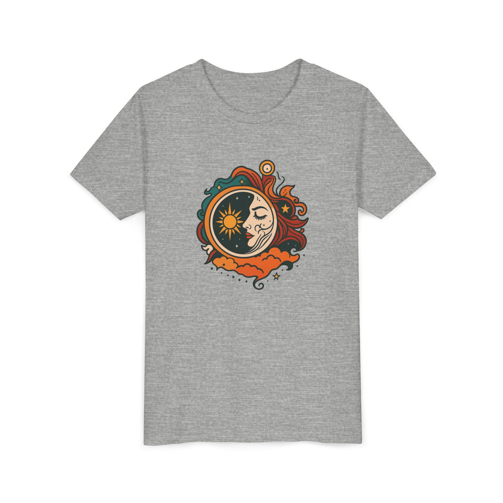 Youth Tee — Sun & Moon Yin Yang Kids Graphic T‑Shirt