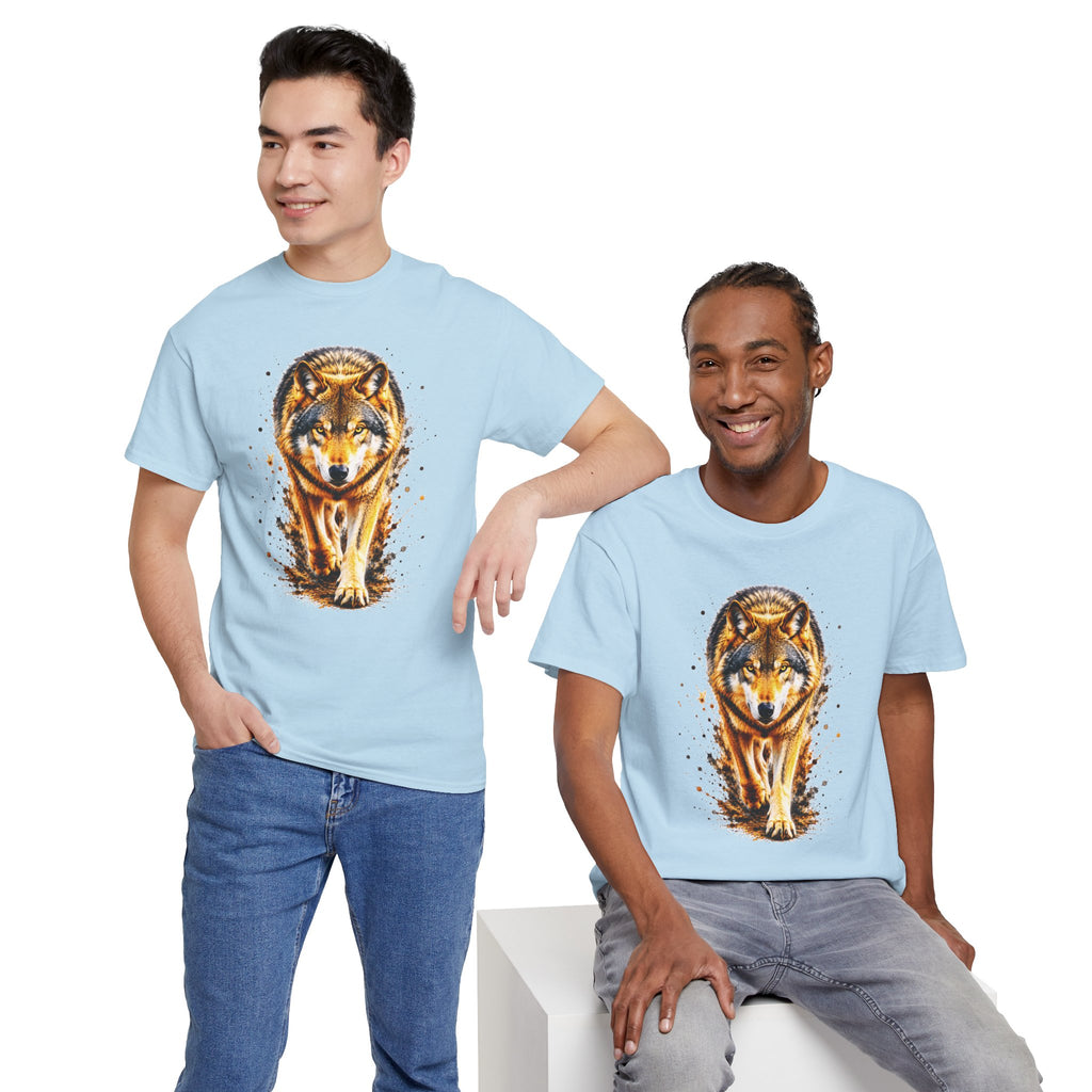 Wolf Graphic T-Shirt, Majestic Wolf Tee, Wildlife Animal Shirt, Unisex Nature Graphic Tee, Wolf Lover Gift, Forest Wolf Shirt