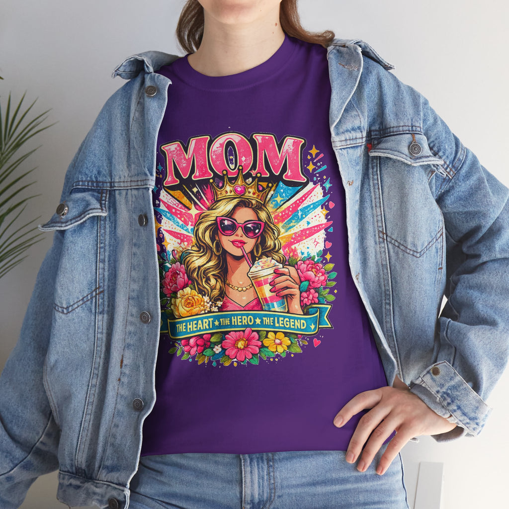 Mama Floral Shirt, Mom Graphic Tee, Gift for Mom, Colorful Vintage Mom T-Shirt, Cute Mama Shirt, Mother's Gift, Mom Life Tee