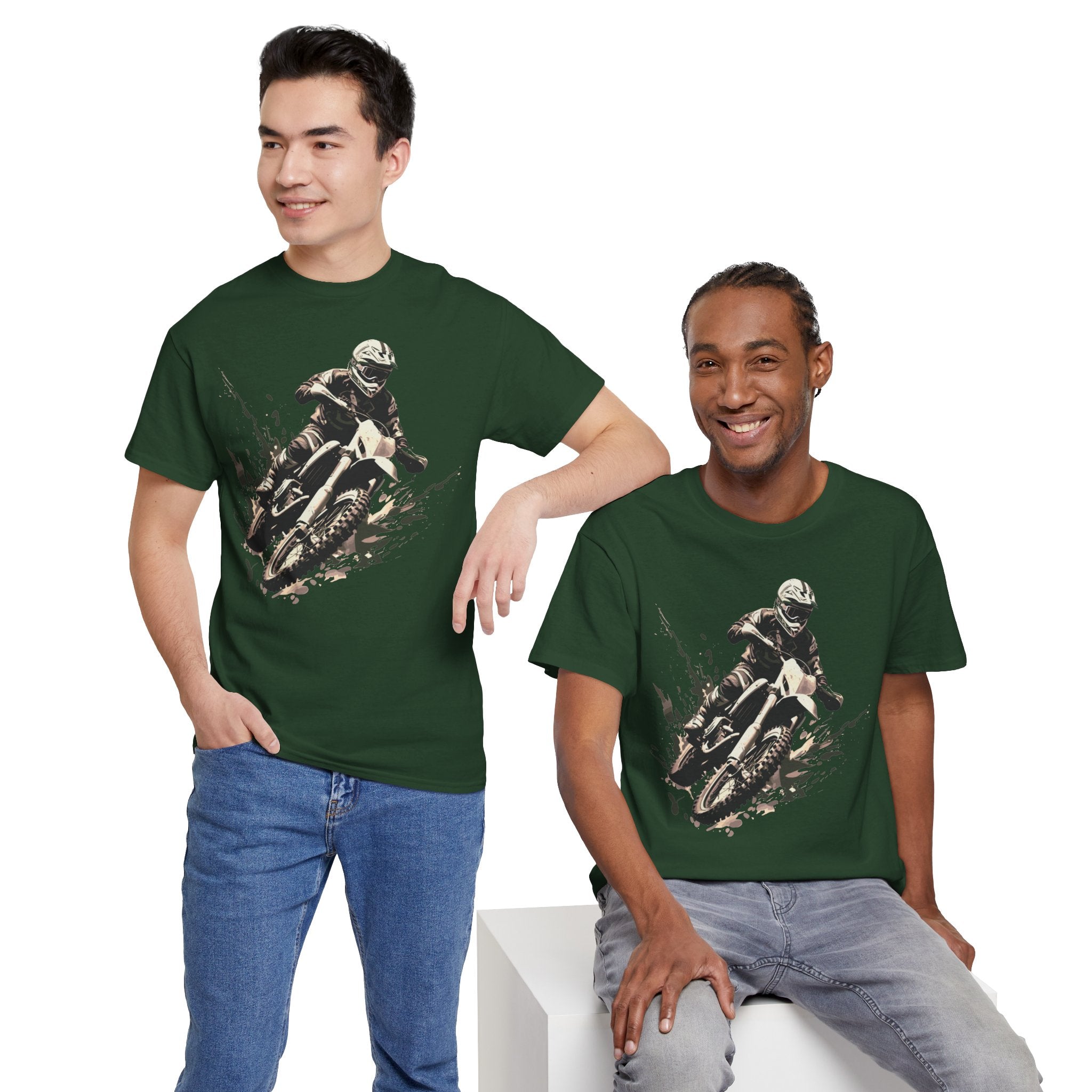 Motocross Rider Dirt Bike T-Shirt — Off-Road Racing Tee
