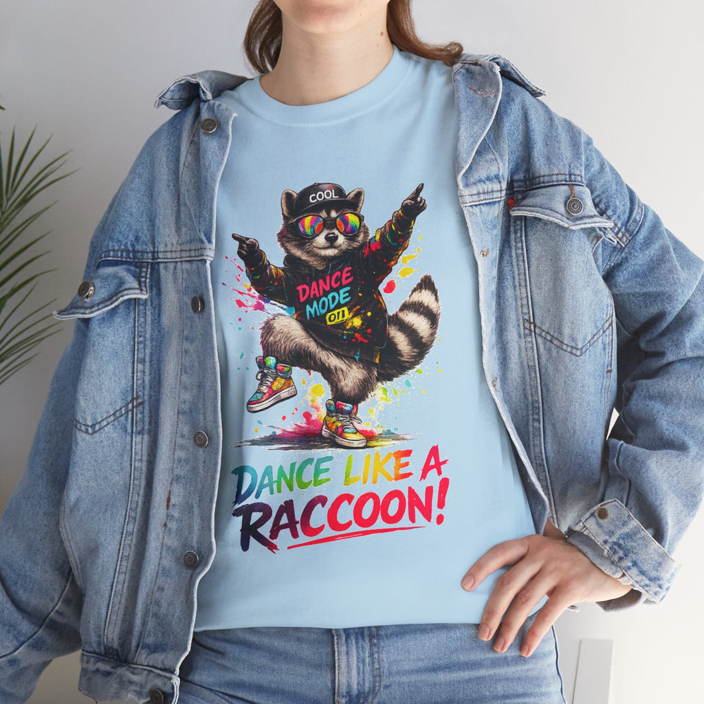 Dance Like a Raccoon T-Shirt — Cute Retro Raccoon Dance Graphic Tee