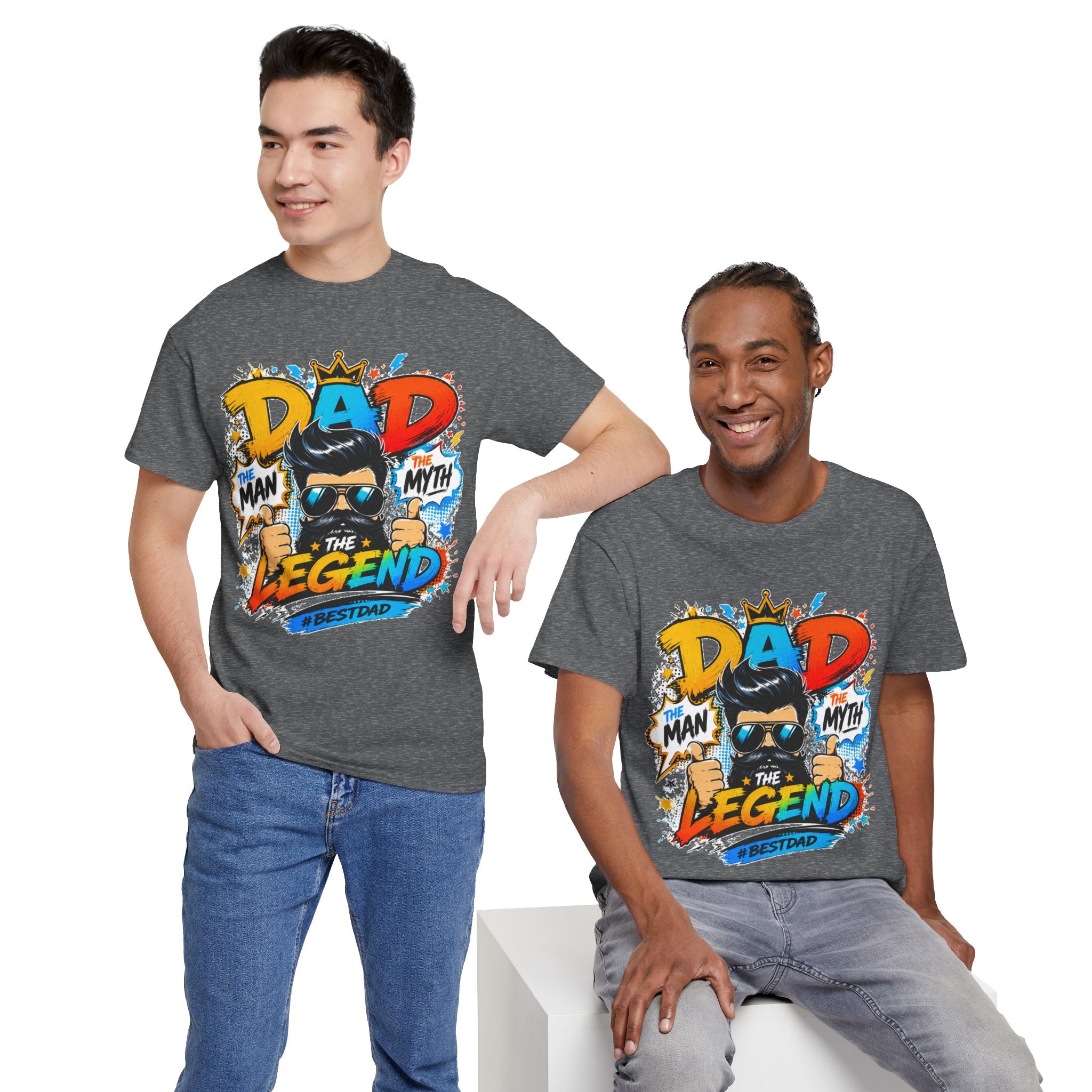 Dad The Legend T-Shirt — 'Dad: Man, Myth, Legend' Graphic Tee for Father’s Day