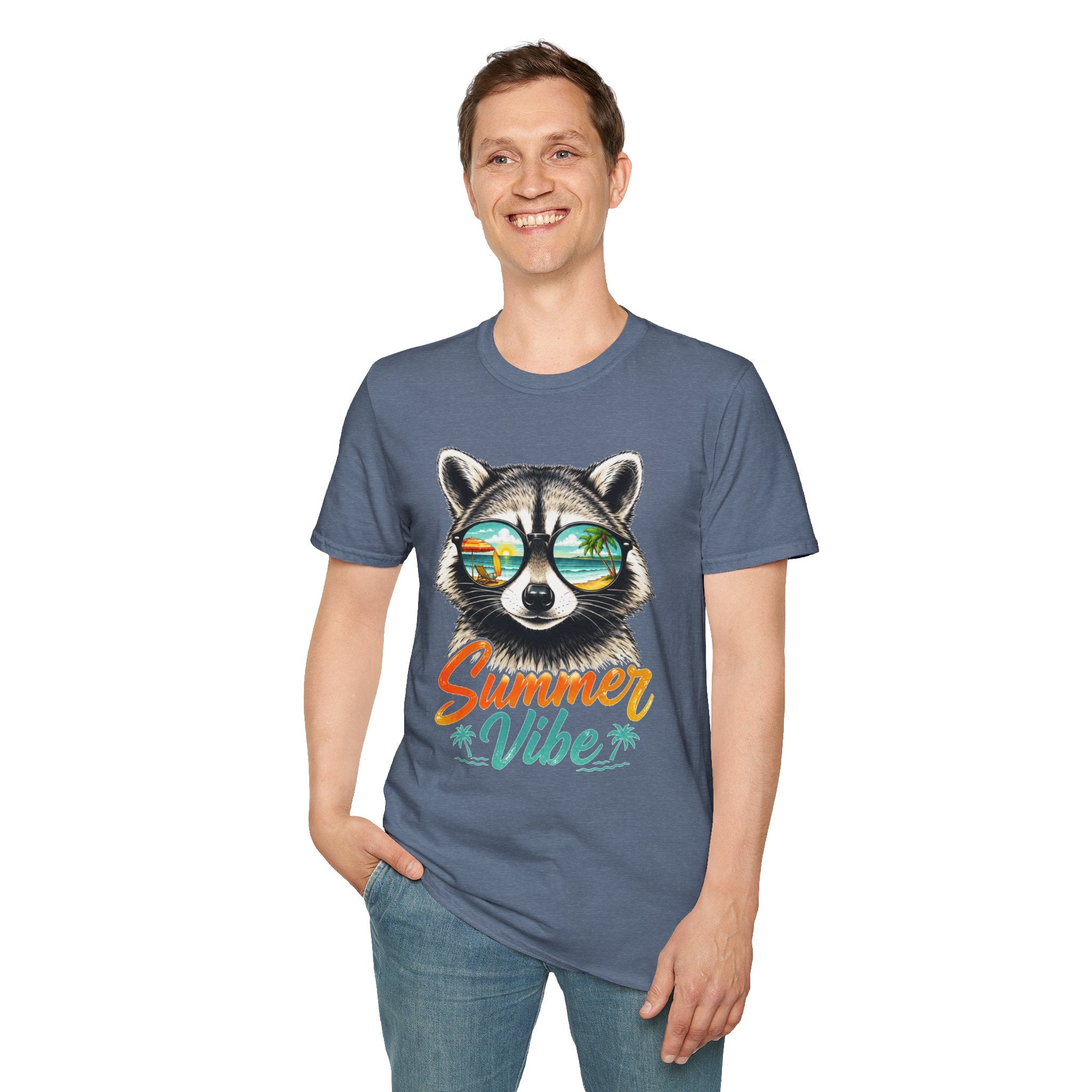 Summer Vibe Raccoon T-Shirt