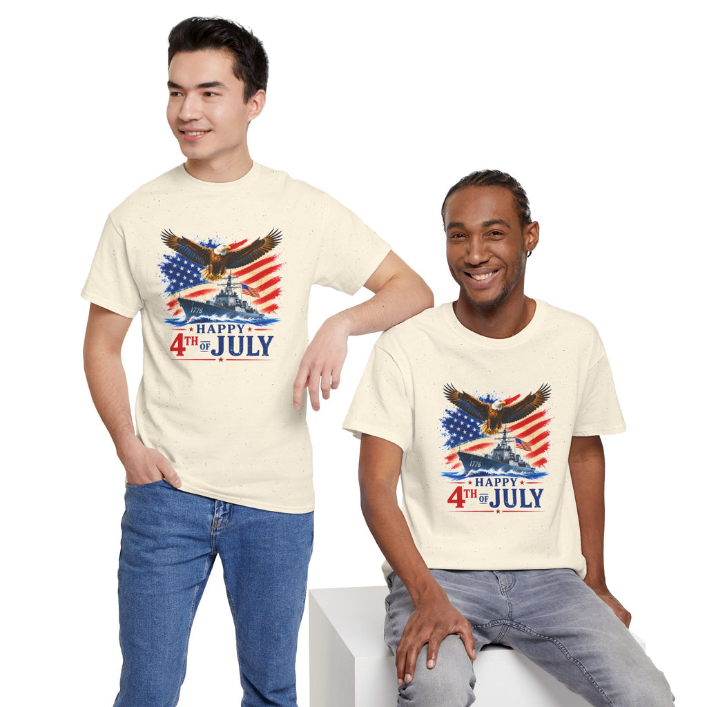 Happy 4th of July Shirt, Patriotic Eagle T-Shirt, American Flag Tee, USA Independence Day Shirt, Freedom Eagle Gift