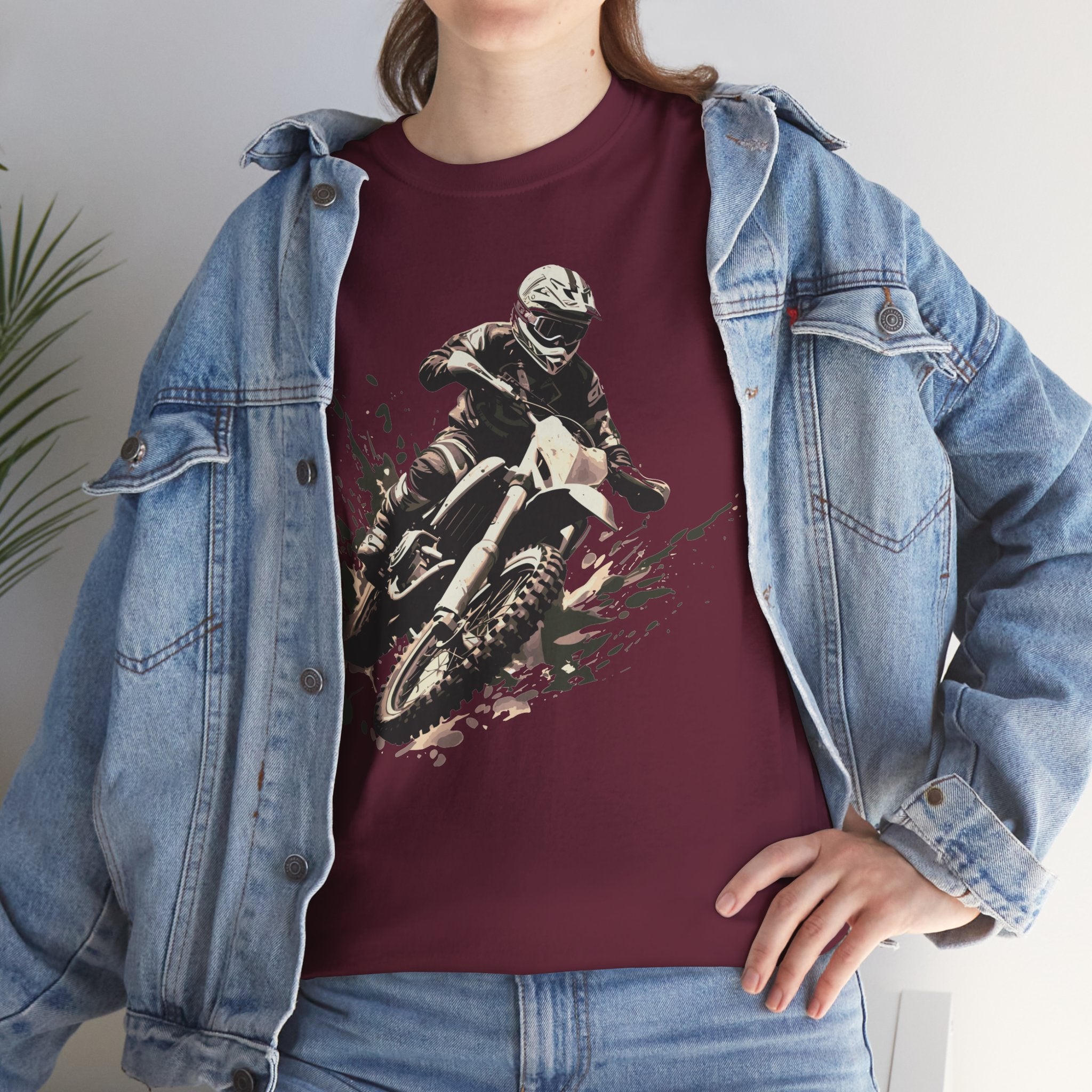 Motocross Rider Dirt Bike T-Shirt — Off-Road Racing Tee