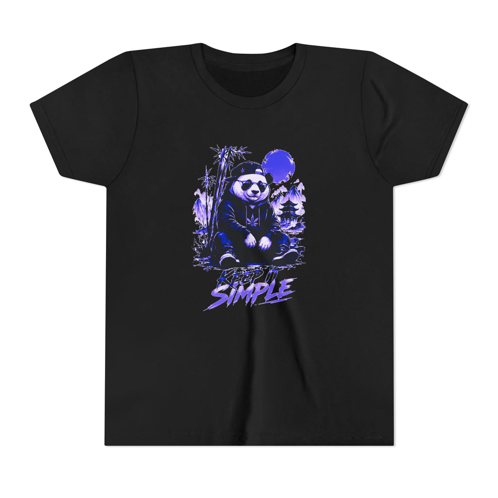 Youth Tee — 'Keep It Simple' Panda Graphic