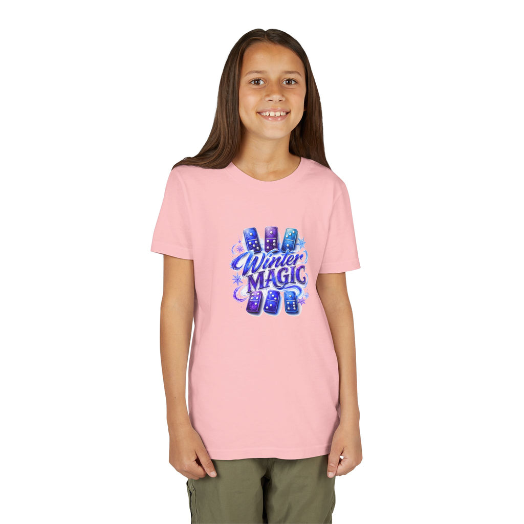 Kids Winter Shirt, Snowflake Graphic Tee, Winter Magic Shirt, Holiday Shirt for Kids