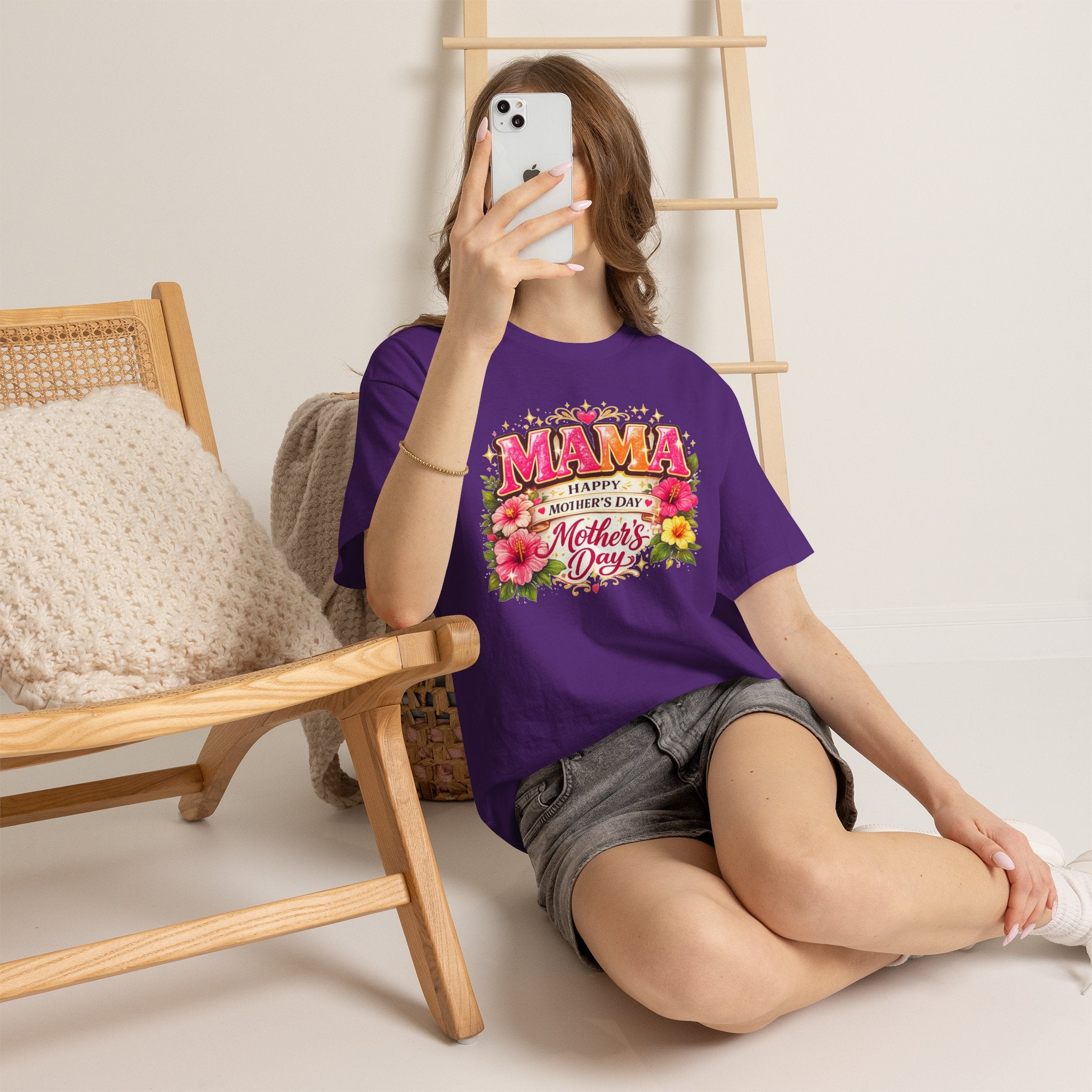 Mama Floral Shirt for Women, Mother's Day Gift for Mom, Cute Flower Graphic Tee, Mama Life T-Shirt, Birthday Gift for Mother, Mom Appreciation Gift