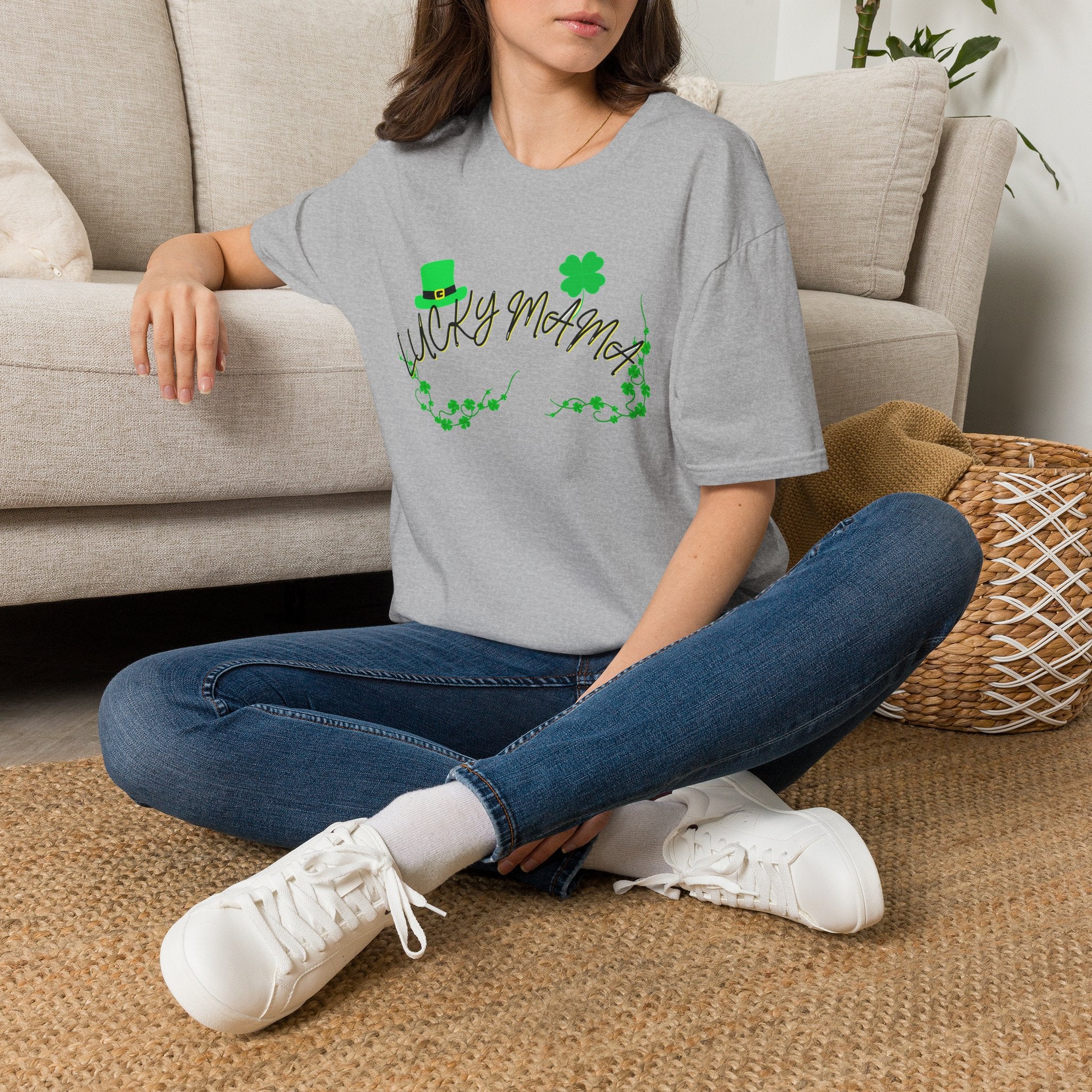 Lucky Mama T-Shirt — St. Patrick’s Day Shamrock Tee for Moms