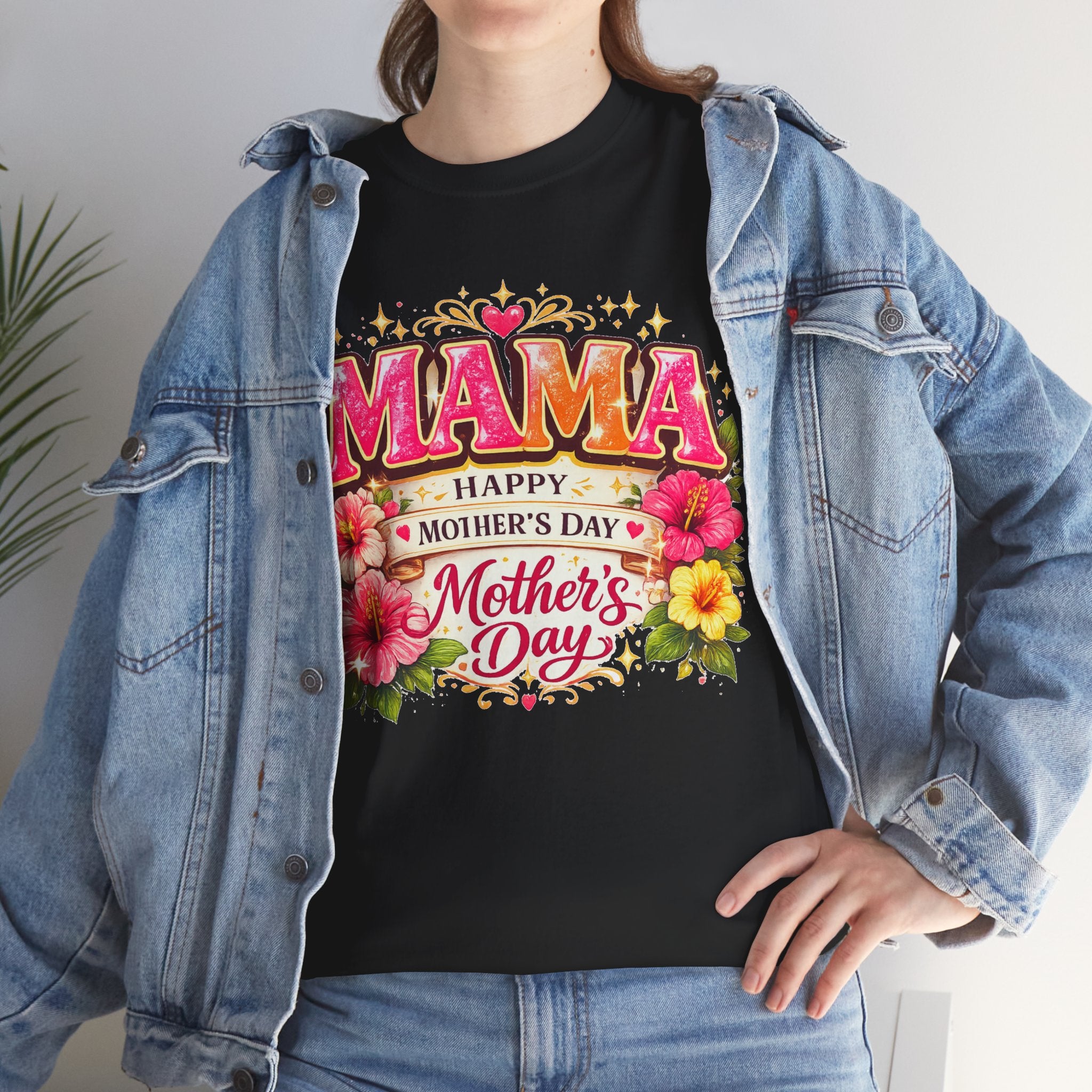 Mama Floral Shirt for Women, Mother's Day Gift for Mom, Cute Flower Graphic Tee, Mama Life T-Shirt, Birthday Gift for Mother, Mom Appreciation Gift