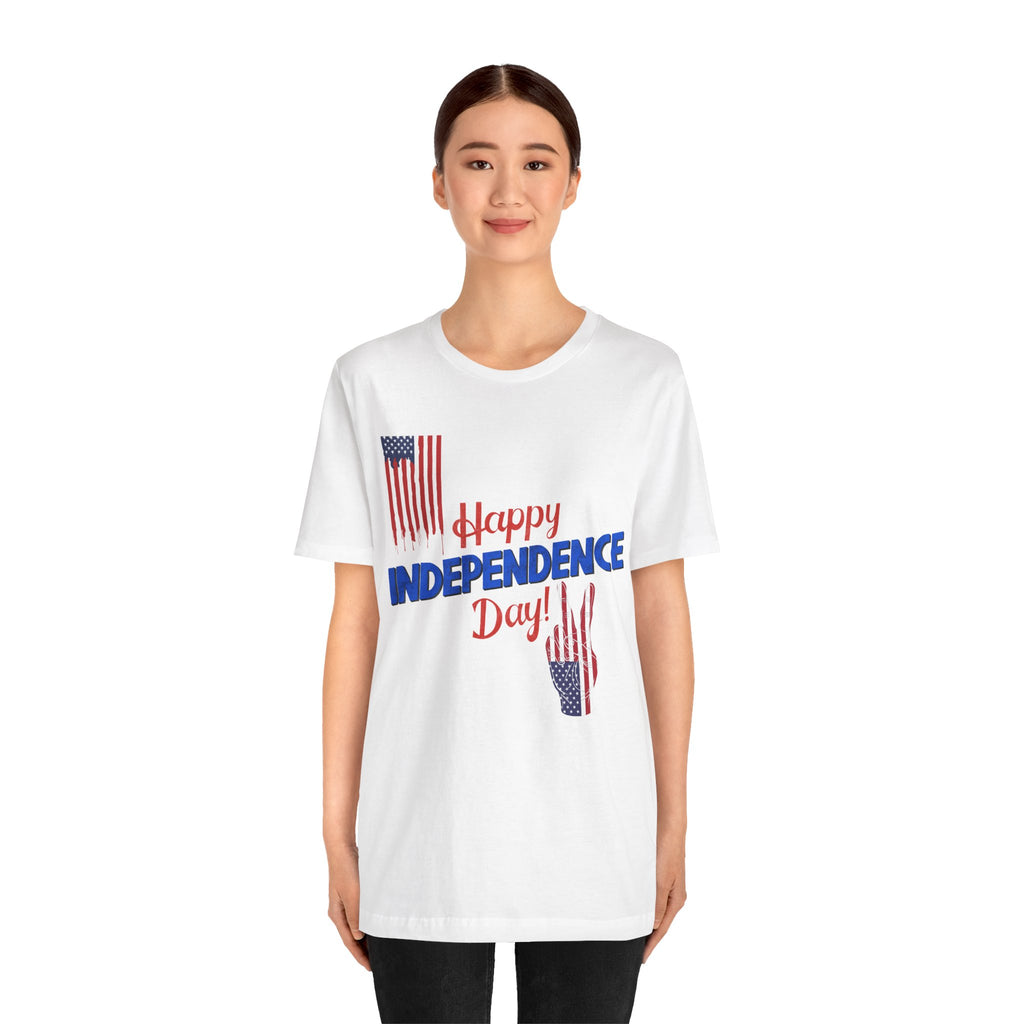 Happy Independence Day Shirt, Patriotic 4th of July T-Shirt, USA Flag Shirt, American Independence Day Tee