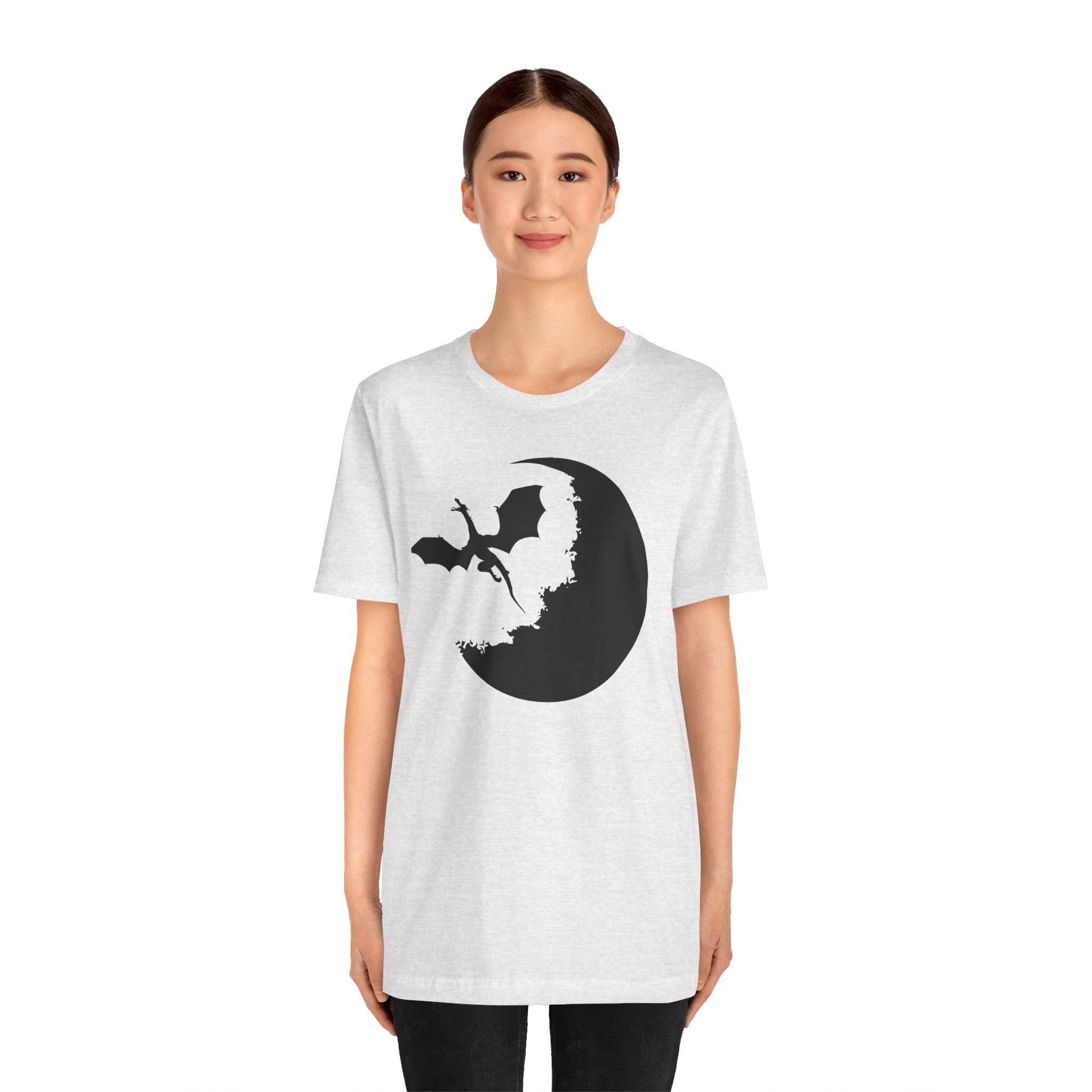 Bat Silhouette Moon T-Shirt — Gothic Halloween Tee