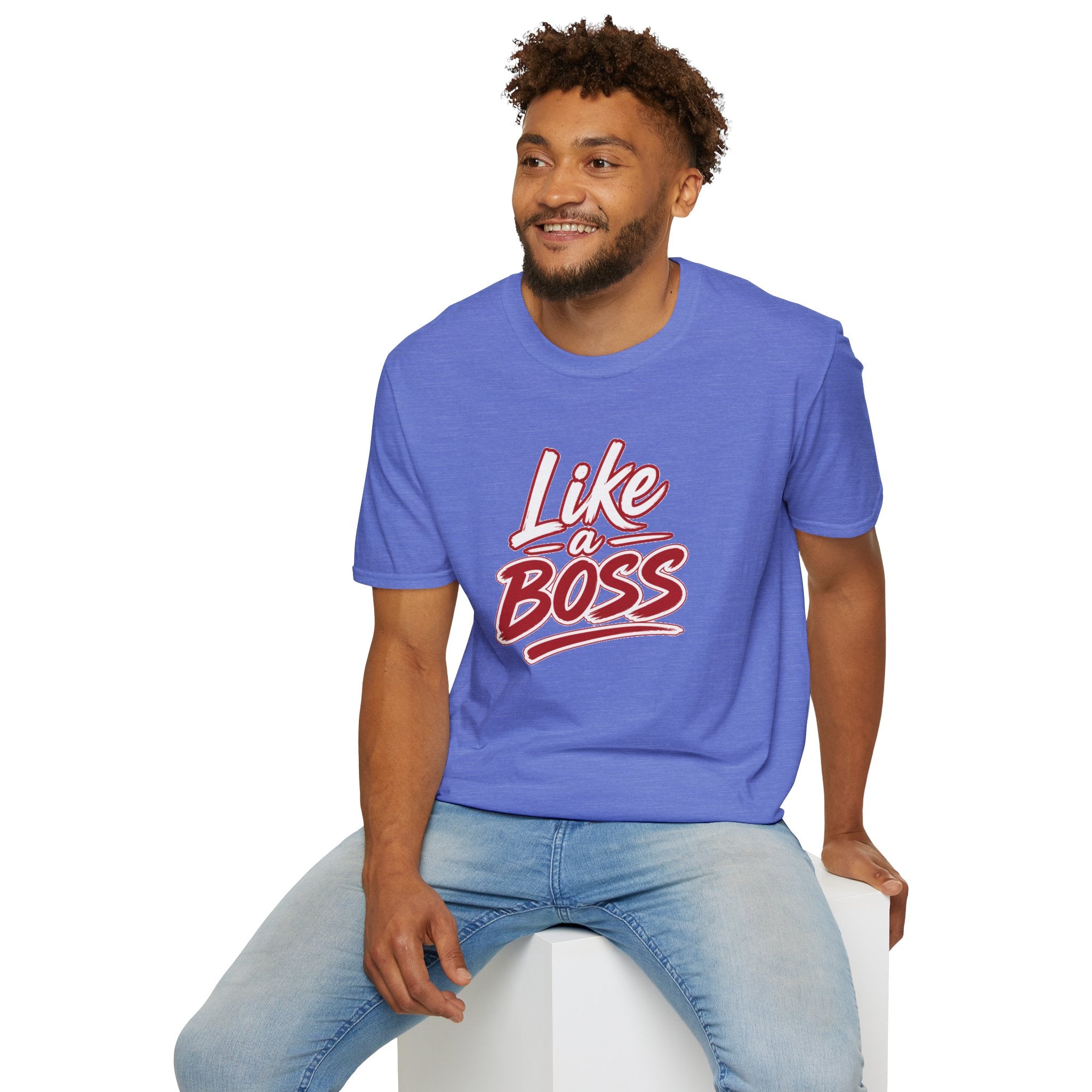 Like a Boss T-Shirt - Retro Script Empowerment Tee