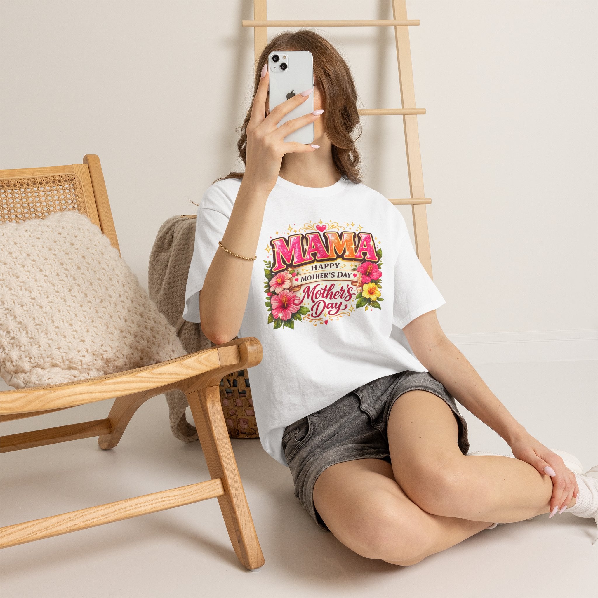Mama Floral Shirt for Women, Mother's Day Gift for Mom, Cute Flower Graphic Tee, Mama Life T-Shirt, Birthday Gift for Mother, Mom Appreciation Gift