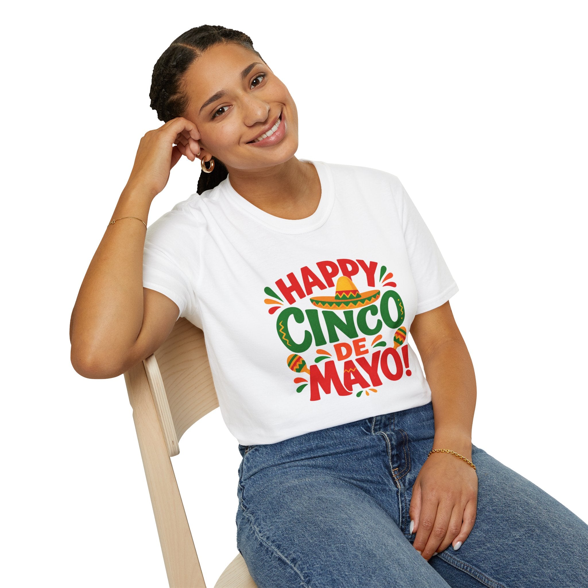 Cinco De Mayo Shirt, Happy Cinco De Mayo Tee, Fiesta Party T-Shirt, Mexican Holiday Shirt, Funny Cinco Shirt for Women Men