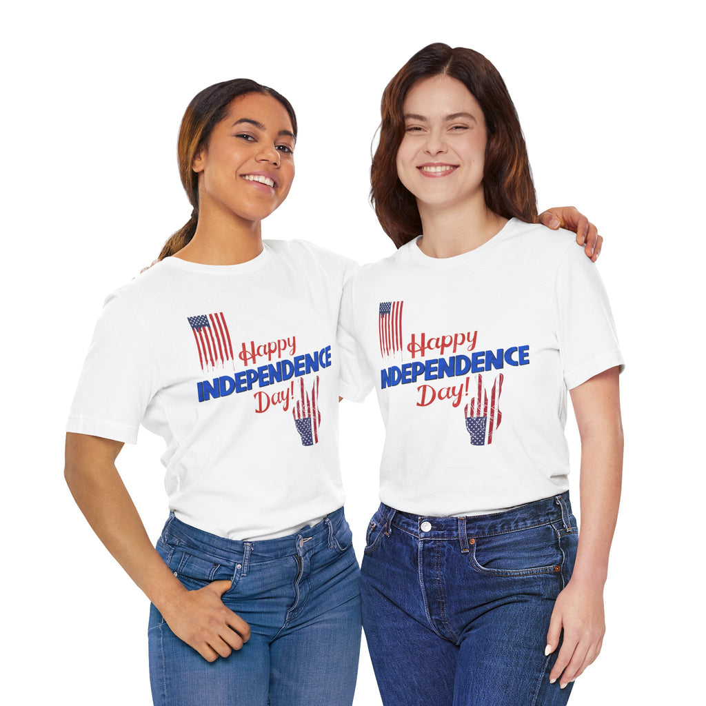 Happy Independence Day Shirt, Patriotic 4th of July T-Shirt, USA Flag Shirt, American Independence Day Tee