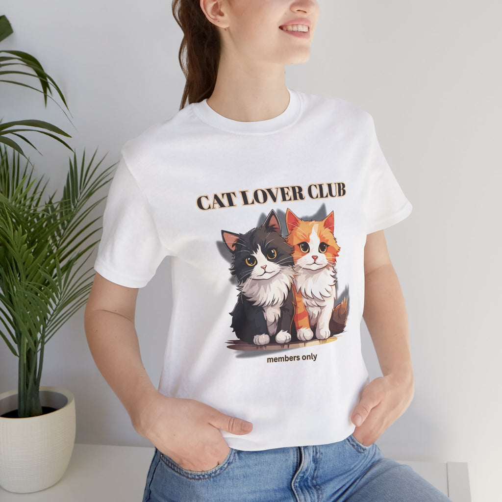 Cat Lover Club T-Shirt — Cute Kittens “members only” Graphic Tee