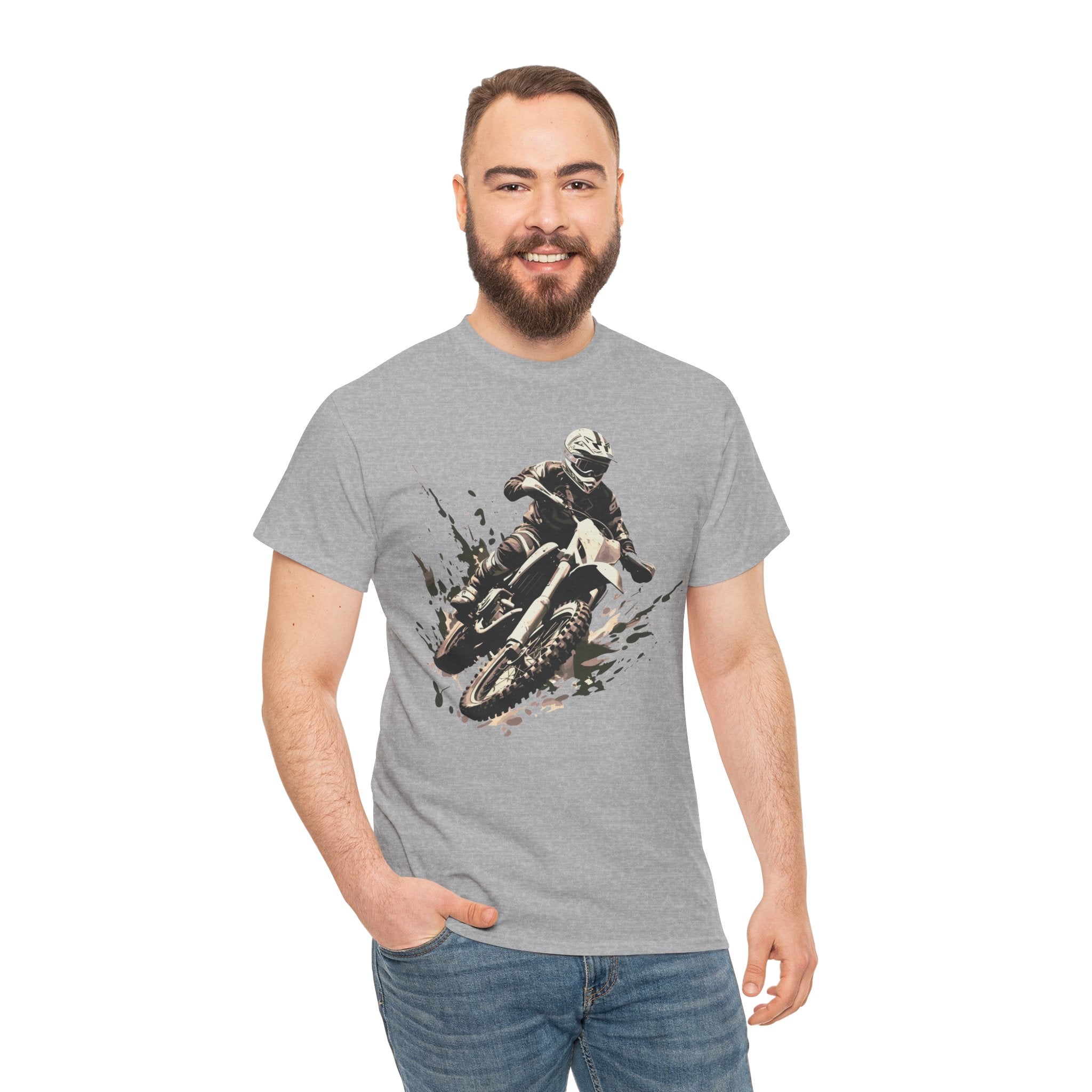Motocross Rider Dirt Bike T-Shirt — Off-Road Racing Tee