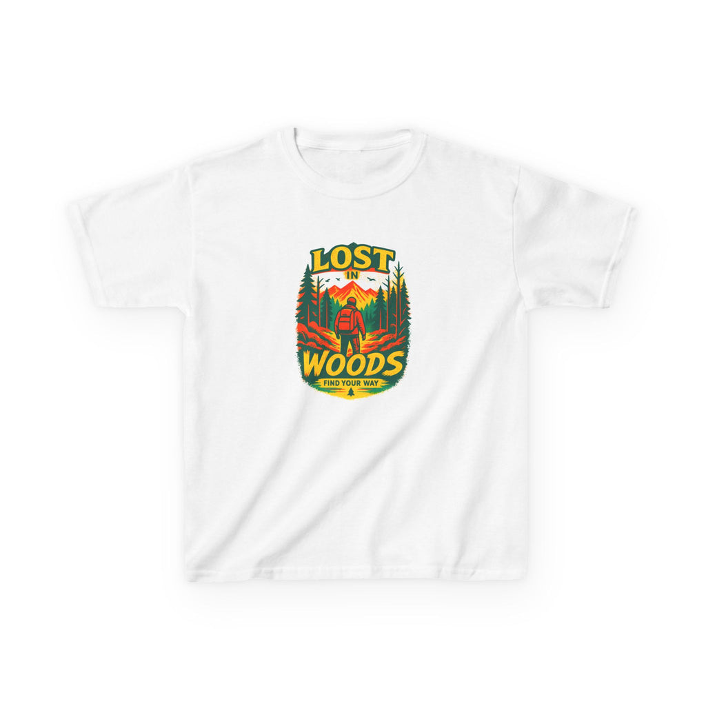 Kids Lost in Woods Shirt | Camping Adventure Tee | Nature Graphic T-Shirt