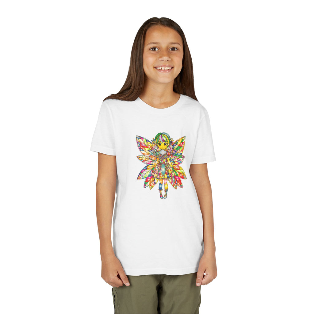 Rainbow Fairy Shirt for Girls, Magical Fairy Kids Tee, Cute Fantasy T-Shirt, Colorful Fairy Gift