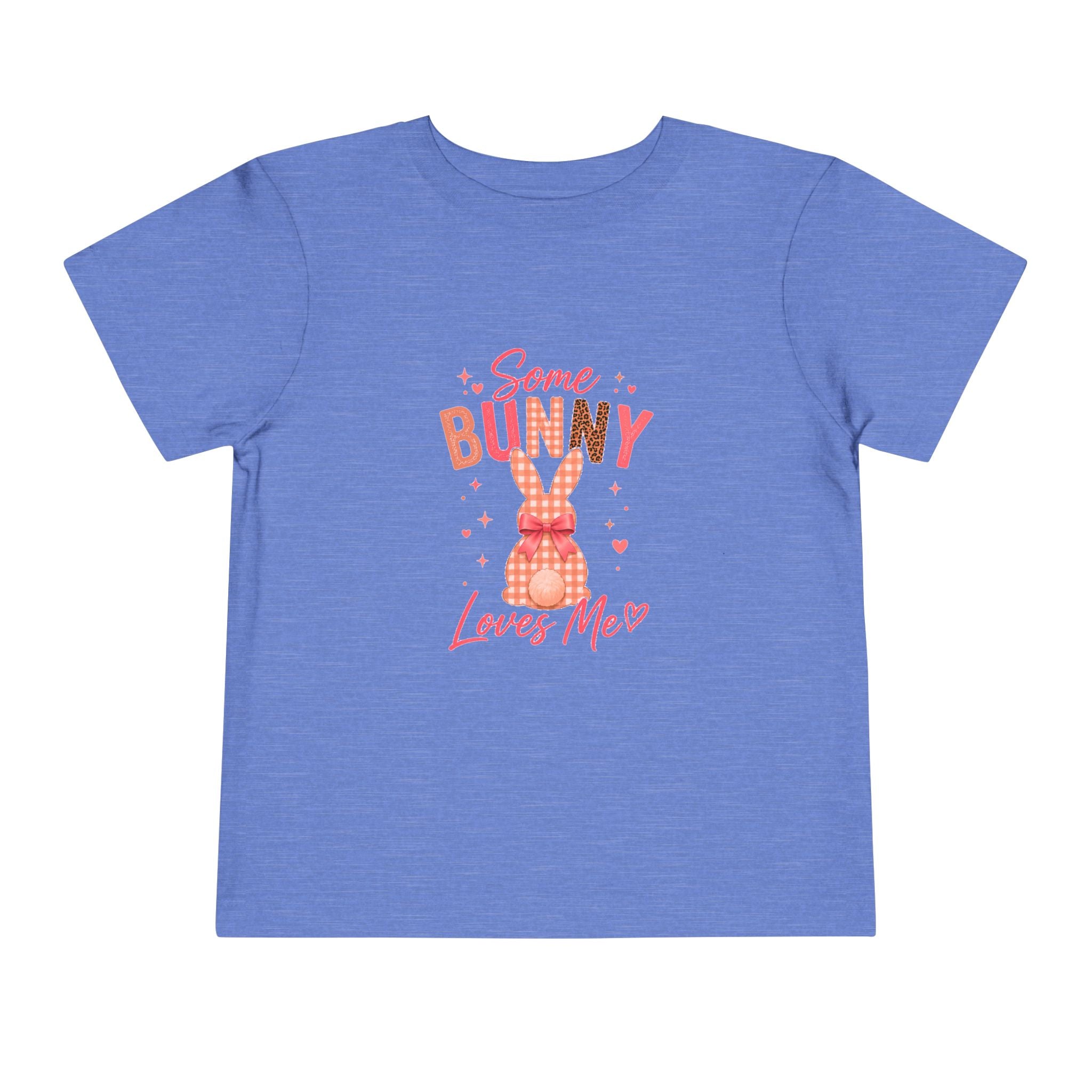 Toddler Tee -Some Bunny Loves Me Pink Easter Bunny Shirt