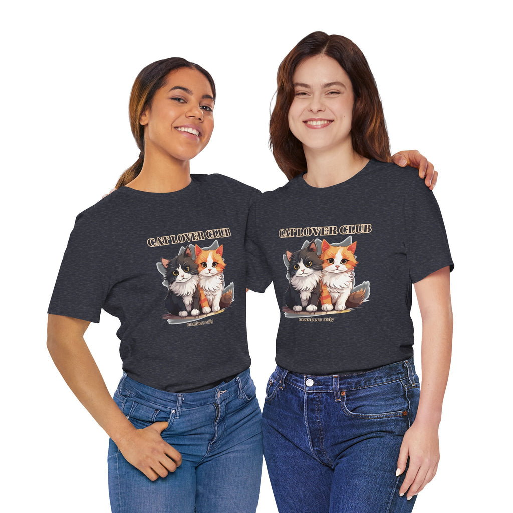 Cat Lover Club T-Shirt — Cute Kittens “members only” Graphic Tee