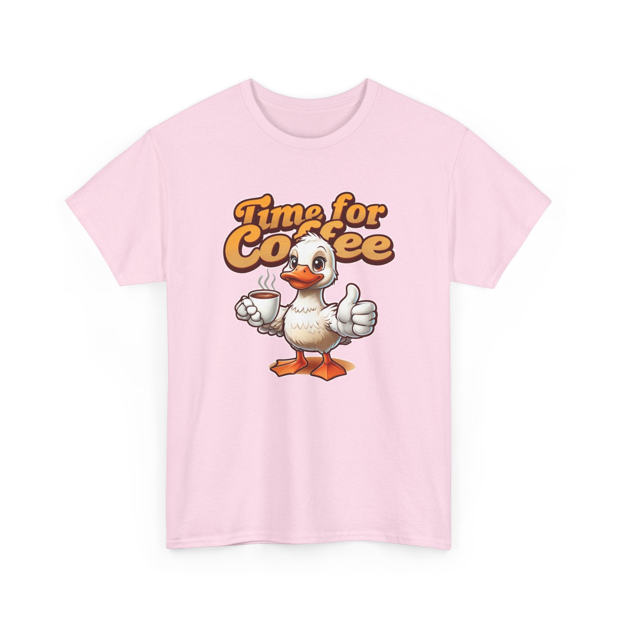 Time for Coffee Duck Shirt, Funny Duck T-Shirt, Cute Animal Graphic Tee, Coffee Lover Shirt, Unisex Funny Tee, Gift Idea