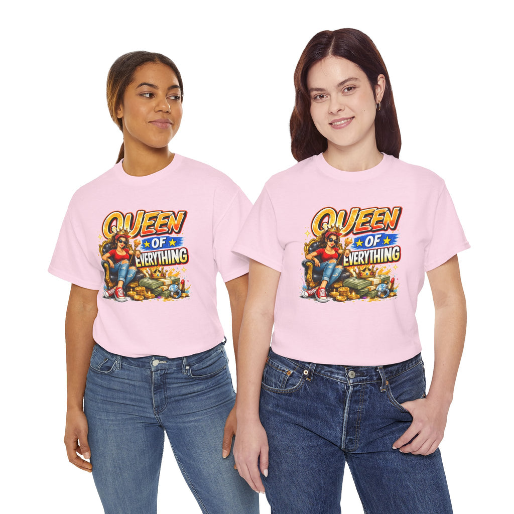 Queen of Everything Shirt | Funny Queen Graphic Tee | Gift for Mom | Boss Lady Shirt | Retro Vintage Tee