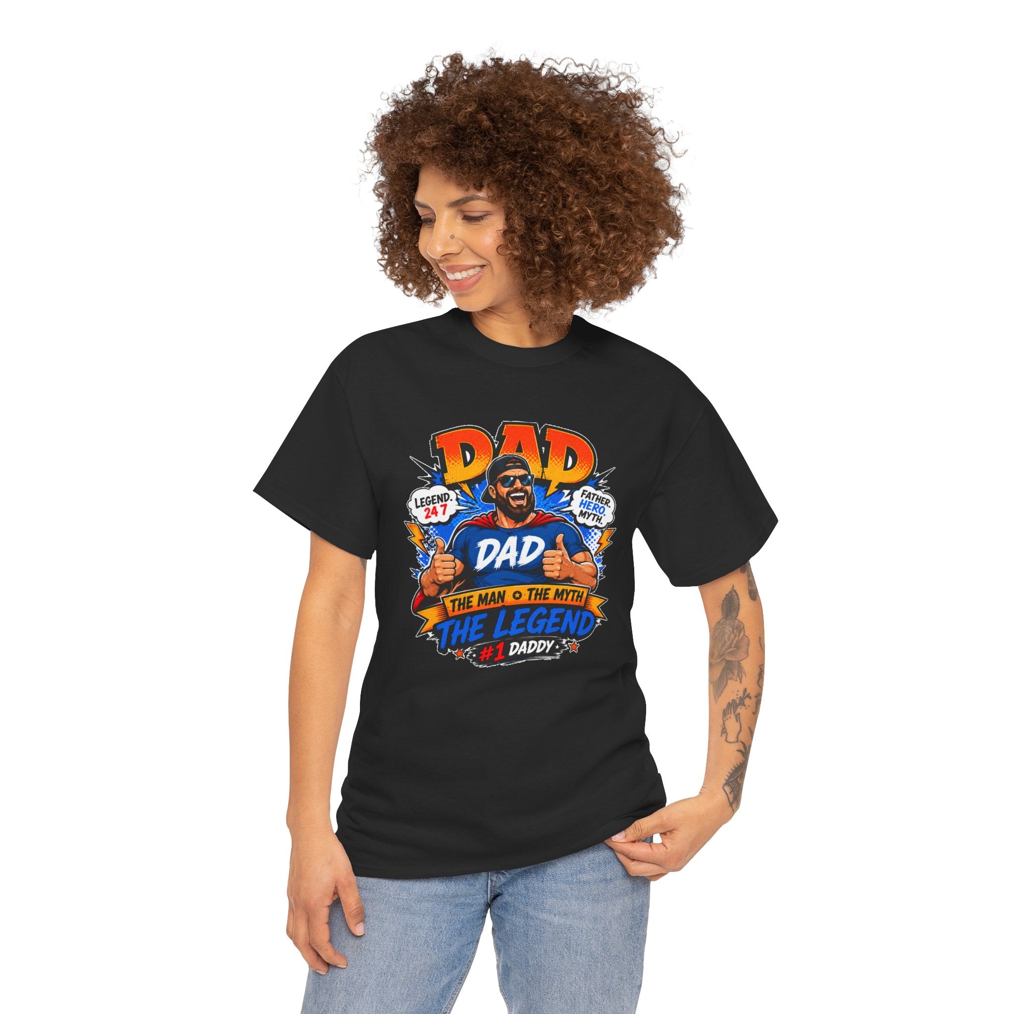 Funny Dad Shirt, Dad The Legend Tee, Father's Day Gift for Dad, Cool Dad Graphic T-Shirt, Best Dad Ever Shirt, Dad Gift