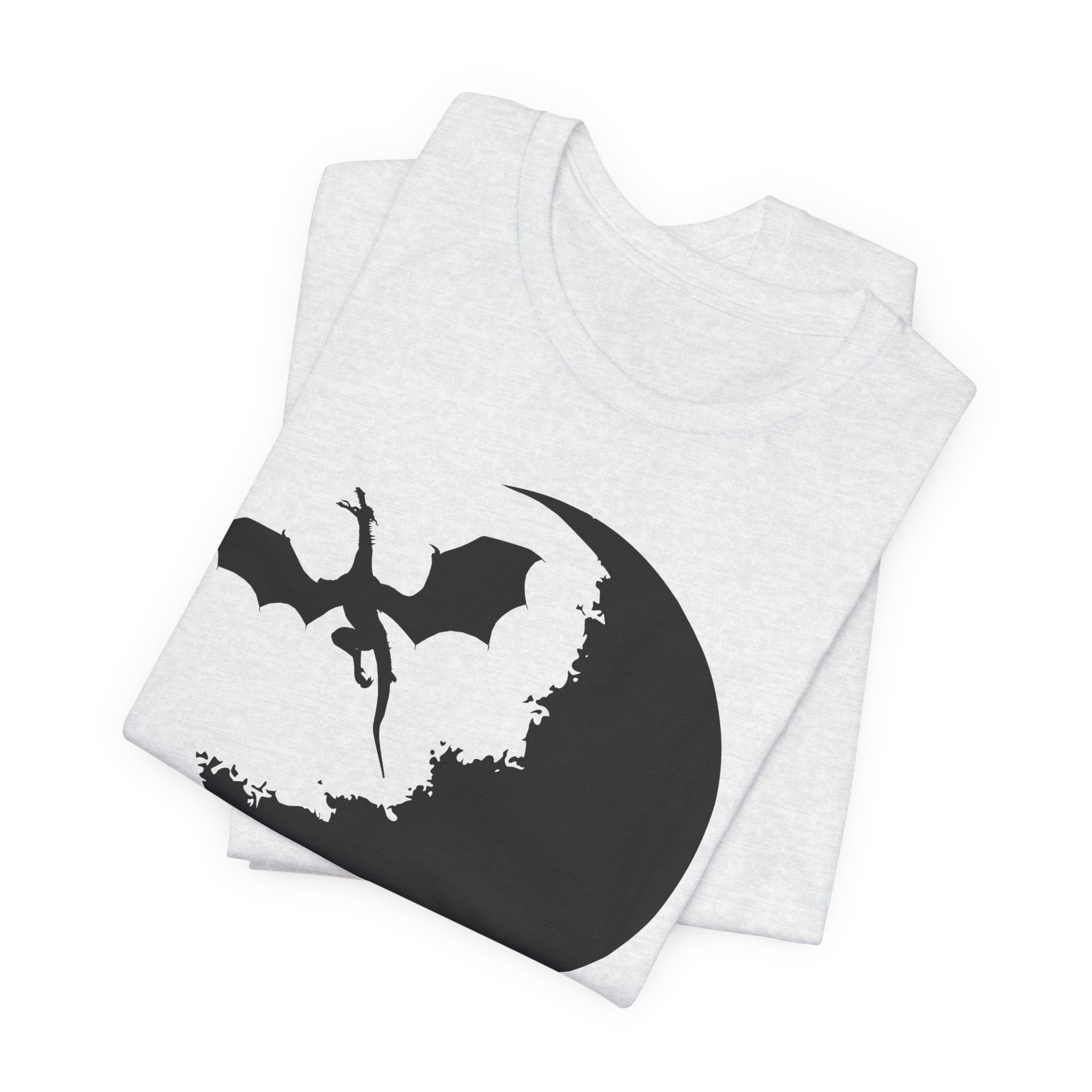 Bat Silhouette Moon T-Shirt — Gothic Halloween Tee
